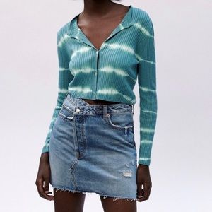 Zara Denim Mini Skirt